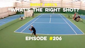 "WTRS?" #206 - does the backhand passing shot in singles always have to be a topper?