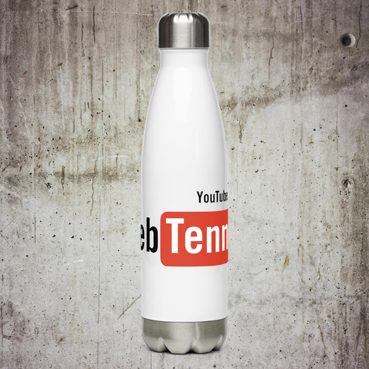 'WebTennis on YouTube' Stainless Steel Water Bottle